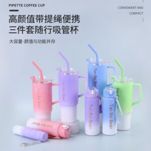 Plastic water cup set