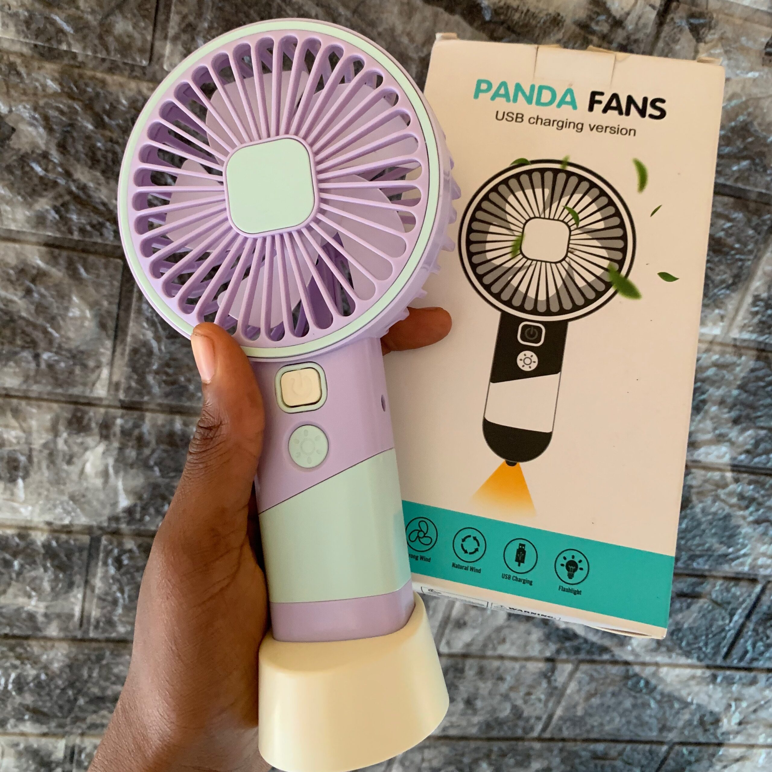 Panda Hand fan