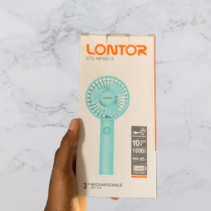 Rechargeable hand fan