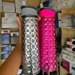 Water bottle (circle acrylic design)