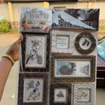 Wall frame sticker