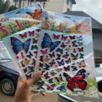 Butterfly small size stickers