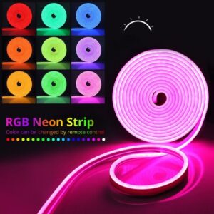 Plain neon strip light