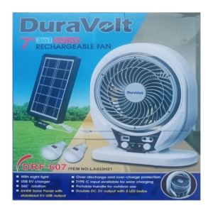 Duravolt solar fan and light DRF-607