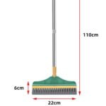 Wall/floor bathroom scrubber