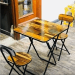 Chair and table (single each)